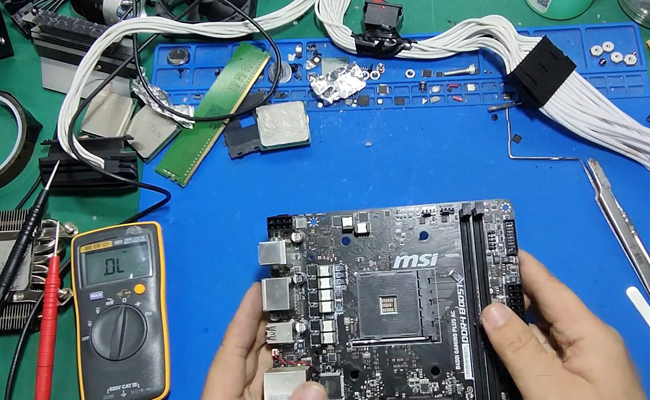 登封华硕电脑主板维修